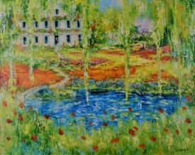 Monet Garden by Jean-Marie (Gene) Duaiv