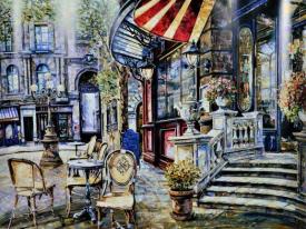 Paris Cafe by Vadik Suljakov