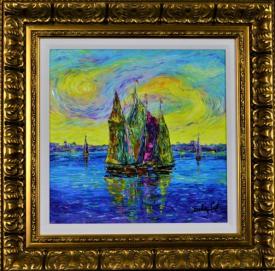 Van Gogh Evening by Jean-Marie (Gene) Duaiv