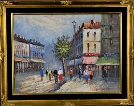 French Paris Street by Caroline Burnett