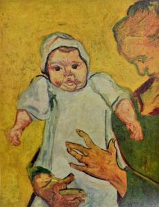 Augustine Roulin With Her Infant by Vincent Van Gogh