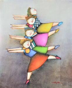 Dancing Girls by Joyce Roybal