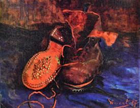 A Pair of Shoes 4 by Vincent Van Gogh