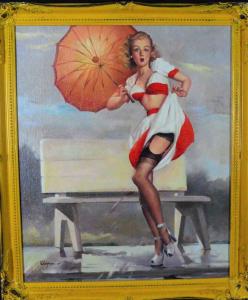 I've Been Spotted by Gil Elvgren