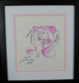 Pink Lady by Peter Max