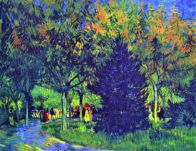 Allee In The Park by Vincent Van Gogh