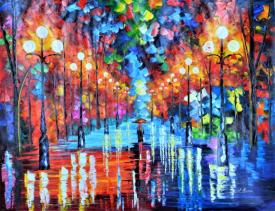 A Date with a Rain by Leonid Afremov